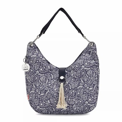 Bandolera Kipling Woodstock Aleksy Medium Mujer Gris | HCPU-31650