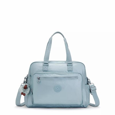 Bolso Tote Kipling Alanna Metallic Mujer Turquesa Metal | EDPQ-18627