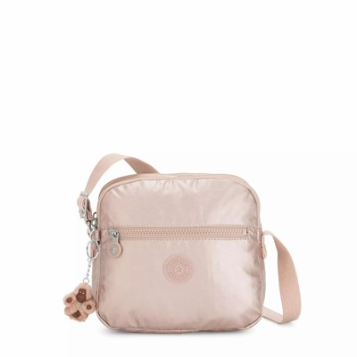 Bolsos Cruzados Kipling Keefe Metallic Mujer Metal | GIOM-21673