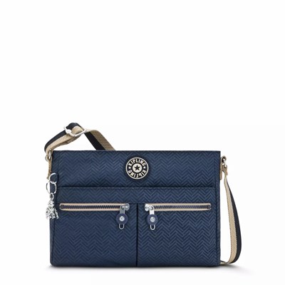 Bolsos Cruzados Kipling New Angie Printed Mujer Azules | COJU-87342