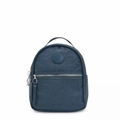 Mini Mochilas Kipling Kae Mujer Azul Marino Gris | OMSH-32786