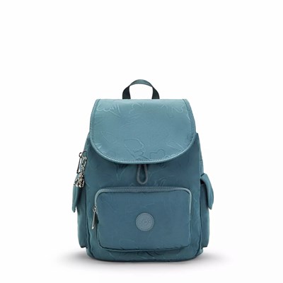 Mochilas De Moda Kipling City Pack Small Printed Mujer Azul Marino Gris | ZGIY-68509