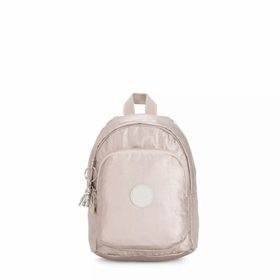 Mochilas De Moda Kipling Delia Compact Metallic Convertible Mujer Metal | MGEI-62154