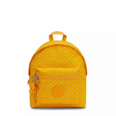 Mochilas De Moda Kipling Reposa Printed Mujer Amarillo | OBQJ-06147