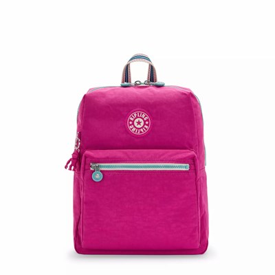 Mochilas De Moda Kipling Rylie Mujer Rosas Fucsia | UJBS-84257