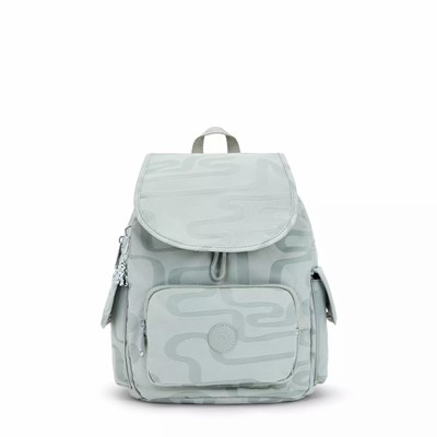 Mochilas De Viaje Kipling City Pack Small Printed Mujer Gris | HLUD-84270