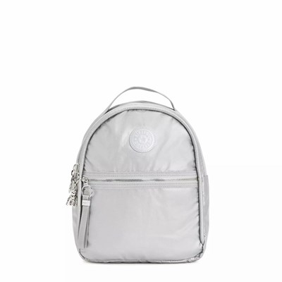 Mochilas Kipling Kae Metallic Mujer Metal Claro | ZVIW-35679