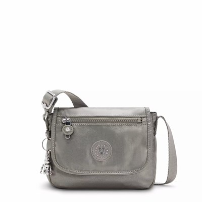 Monederos Metálicos Kipling Sabian Crossbody Mujer Gris Metal | PSUO-41038