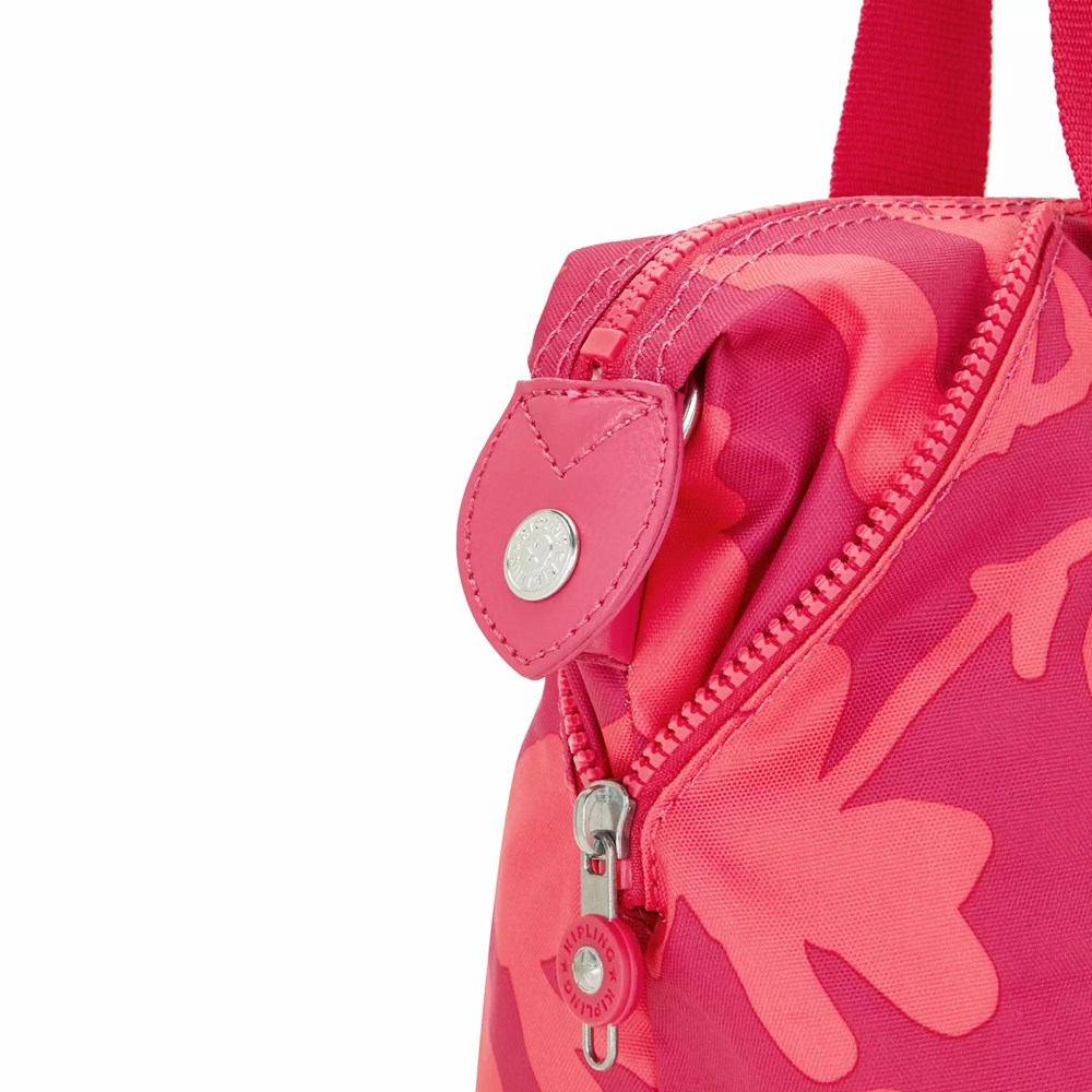 Bandolera Kipling Art Mini Printed Mujer Coral Flores | MEDK-35671