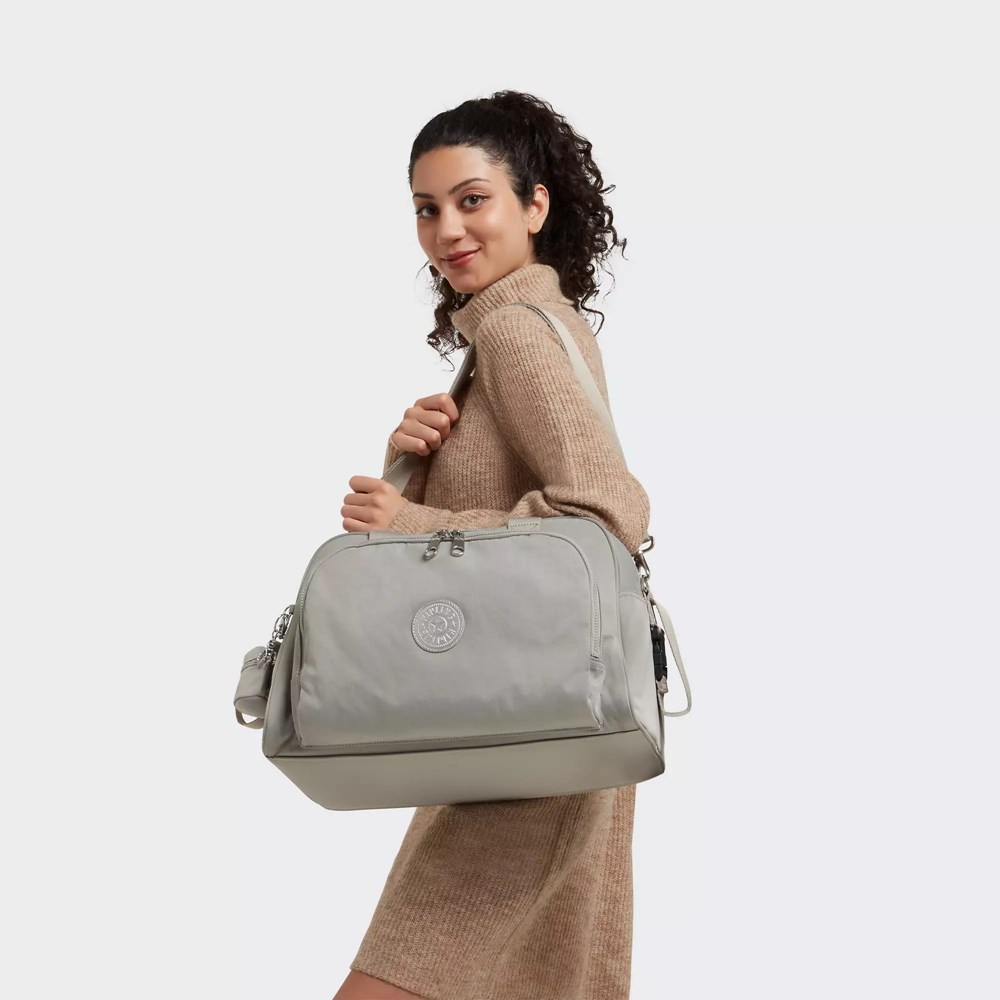 Bandolera Kipling Camama Mujer Gris | UOBY-07639