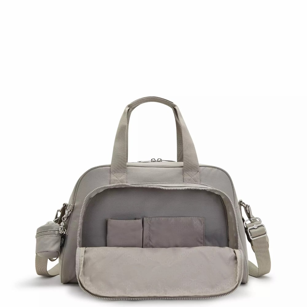 Bandolera Kipling Camama Mujer Gris | UOBY-07639