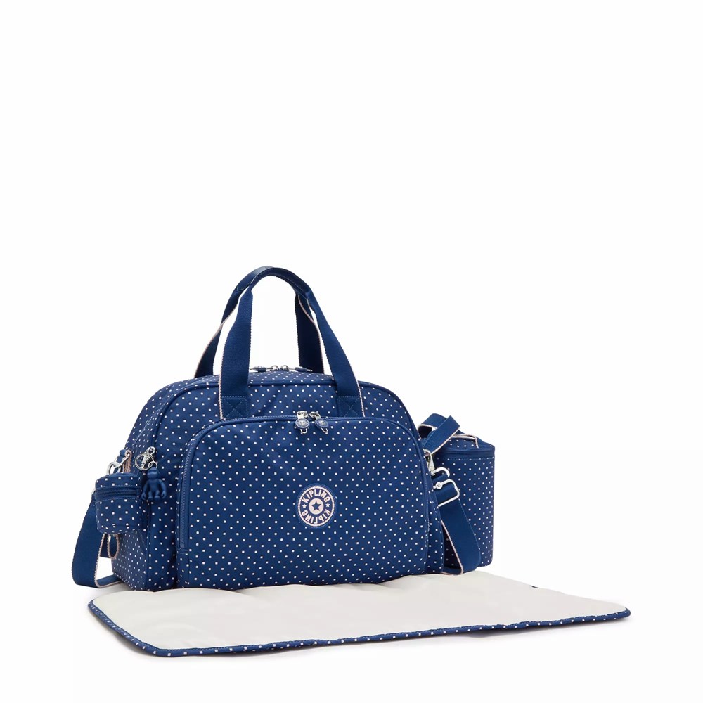 Bandolera Kipling Camama Printed Mujer Azules | VLBN-93271