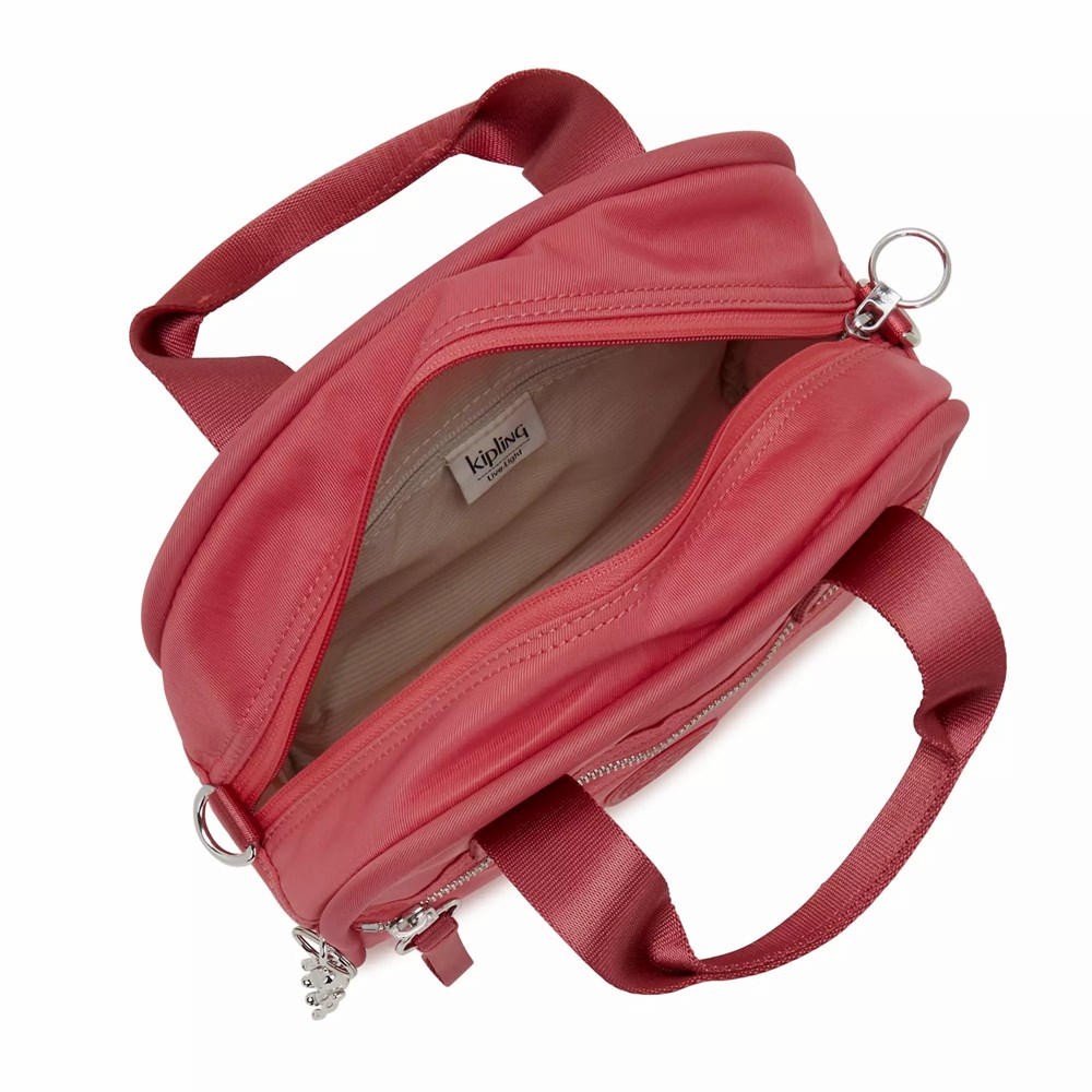 Bandolera Kipling Hadya Mujer Beige Coral | SIGF-62450