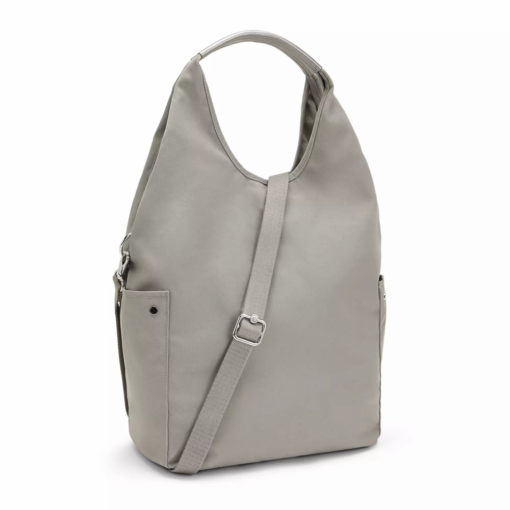 Bandolera Kipling Urbana Mujer Gris | CAGR-90384