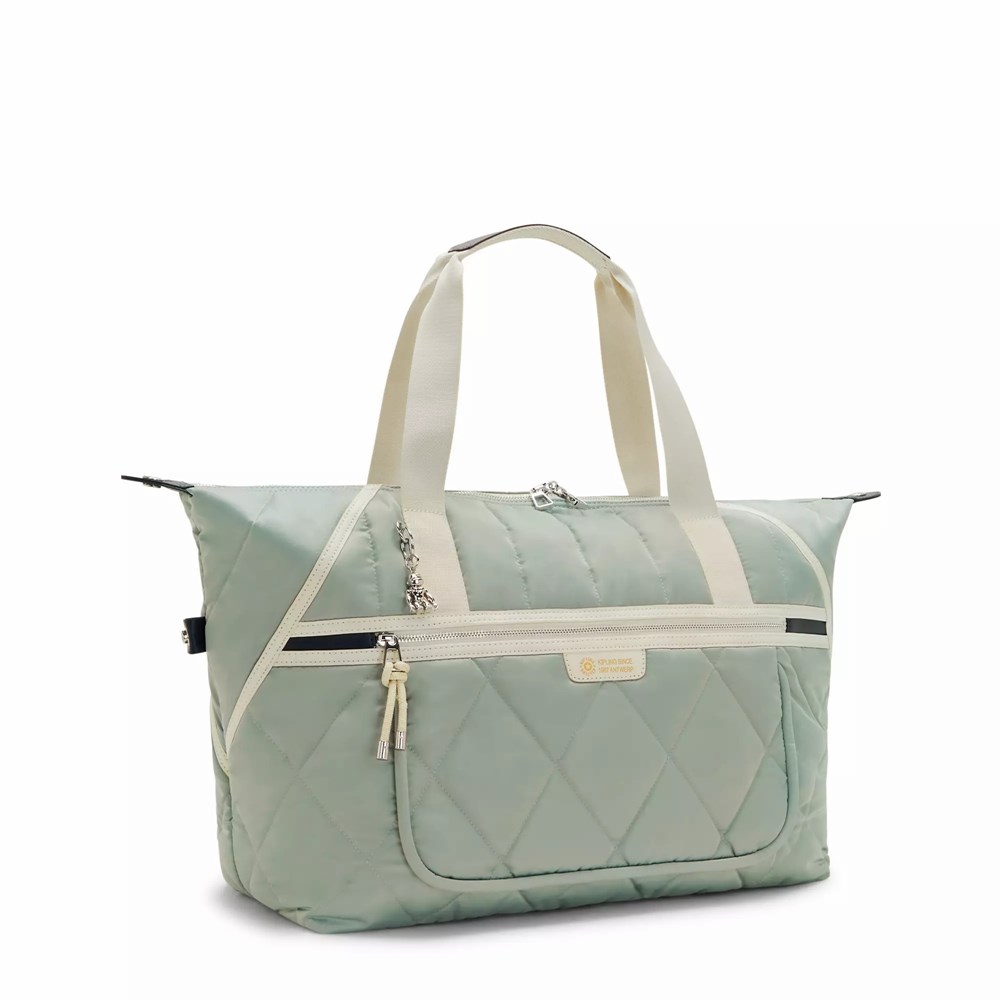 Bolsa Gimnasio Kipling Art Medium Mujer Verde Oliva | TEMS-15736