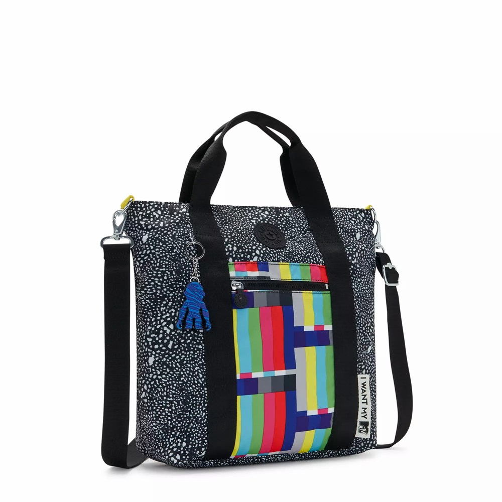 Bolsa Gimnasio Kipling Done That MTV Mujer Gris | JXNE-03128