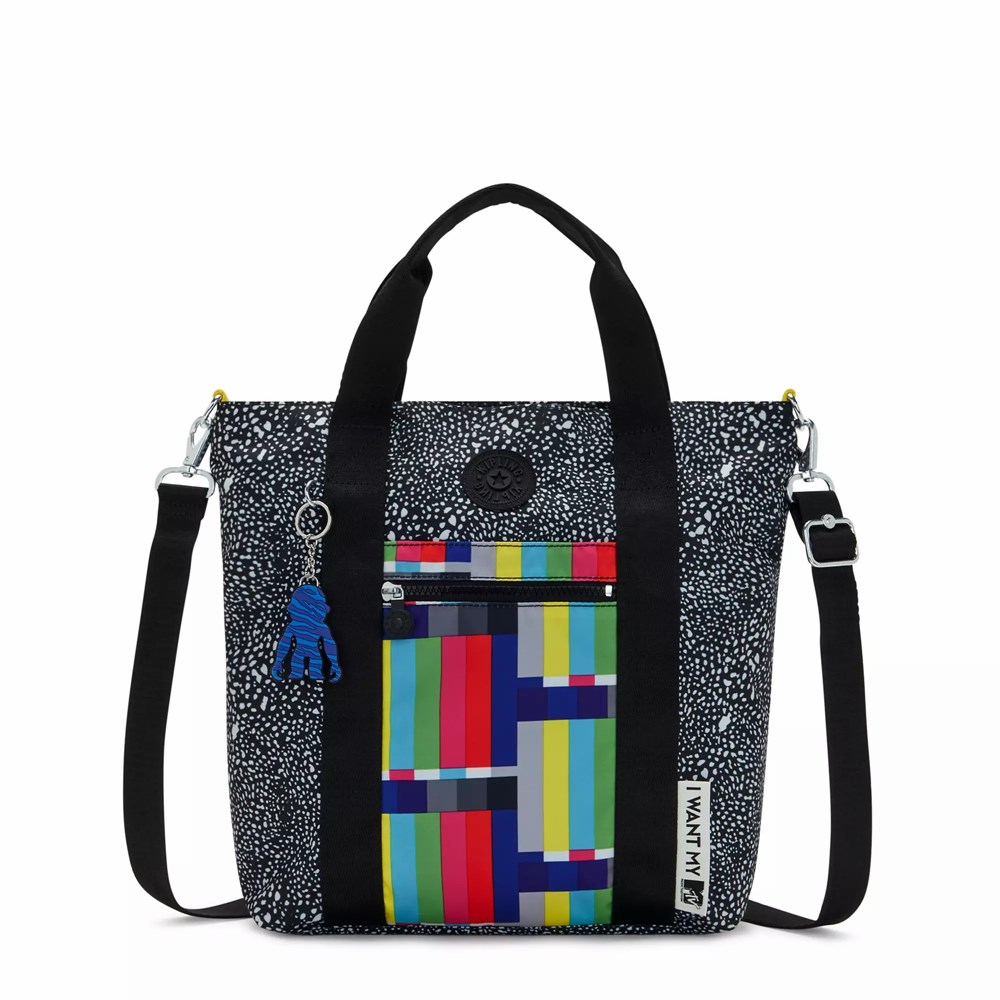 Bolsa Gimnasio Kipling Done That MTV Mujer Gris | JXNE-03128