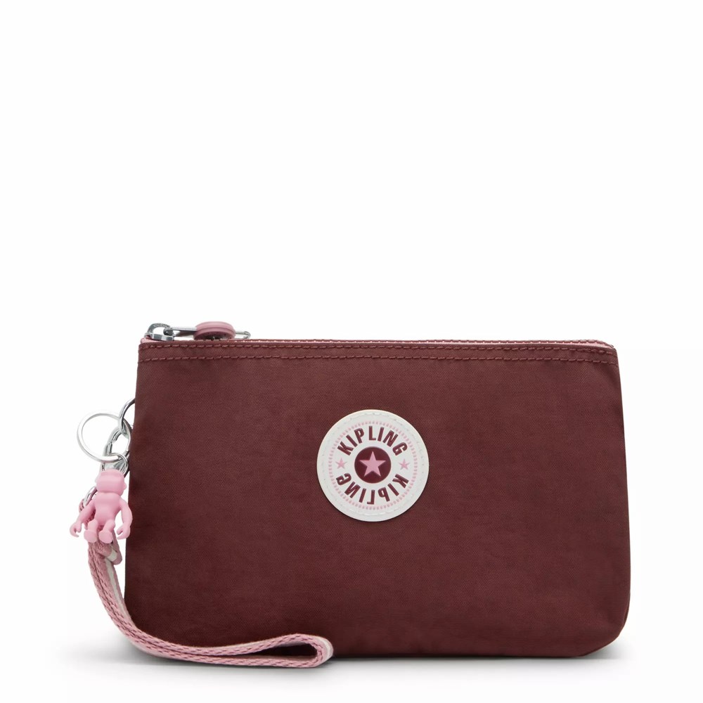 Bolsas De Viaje Kipling Creativity Extra Large Wristlet Mujer Gris | KTFY-41506