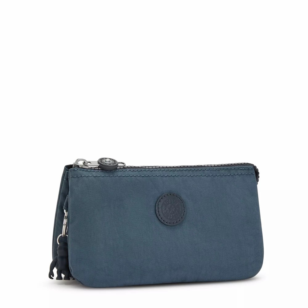 Bolsas De Viaje Kipling Creativity Large Pouch Mujer Azul Marino Gris | VLGA-31942