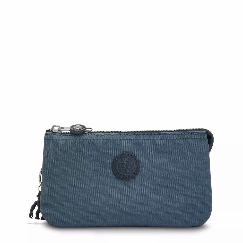 Bolsas De Viaje Kipling Creativity Large Pouch Mujer Azul Marino Gris | VLGA-31942