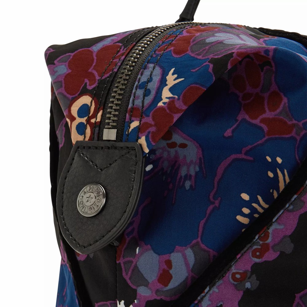 Bolso Tote Kipling Anna Sui Art Medium Mujer Negras Camuflaje | DVCT-28146