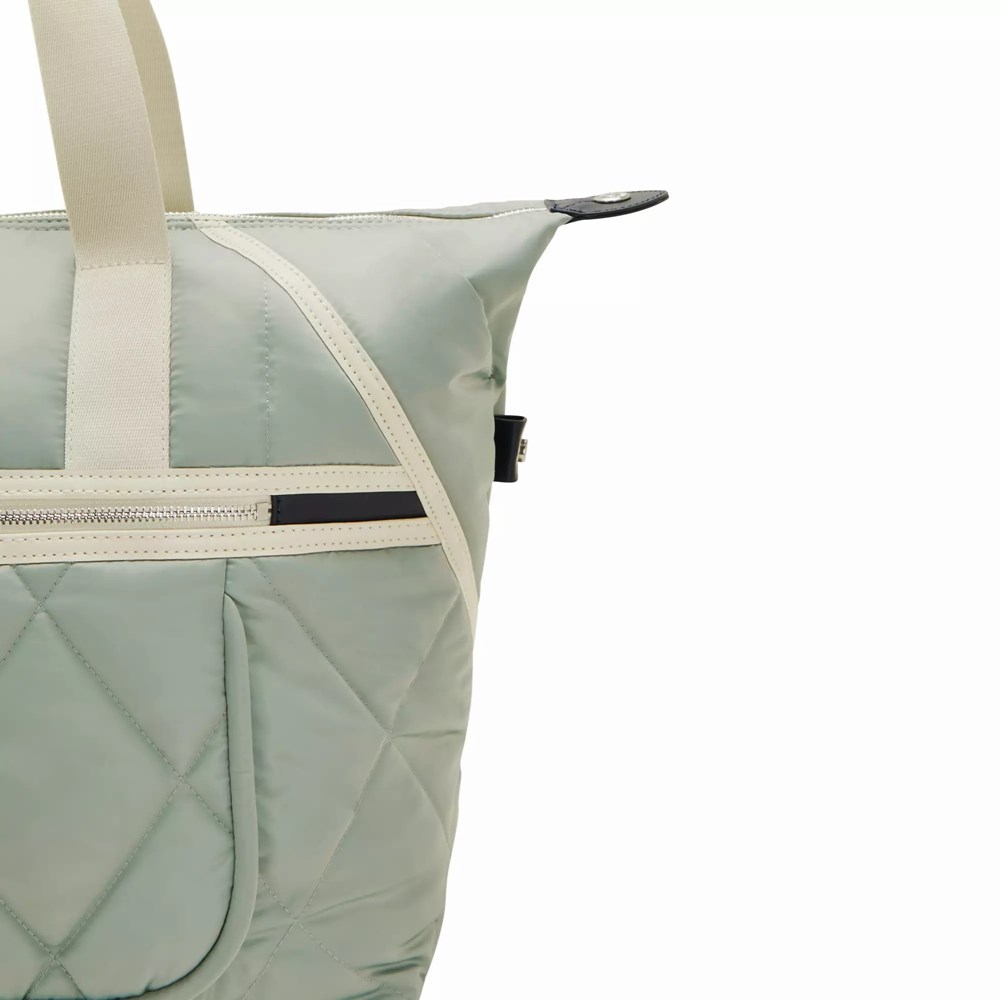 Bolso Tote Kipling Art Medium Mujer Verde Oliva | IAPM-41895