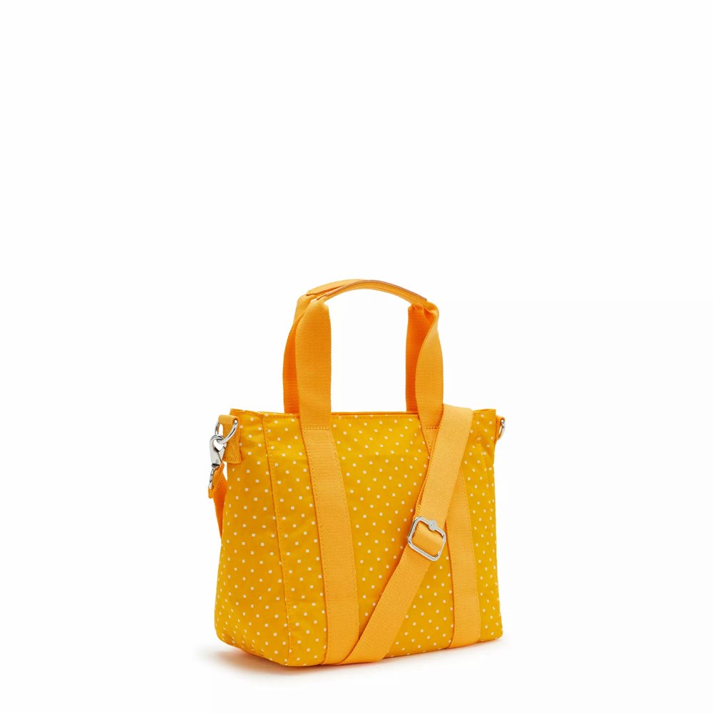 Bolso Tote Kipling Asseni Mini Printed Mujer Amarillo | VRDZ-94271