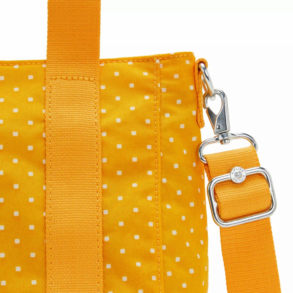 Bolso Tote Kipling Asseni Mini Printed Mujer Amarillo | VRDZ-94271