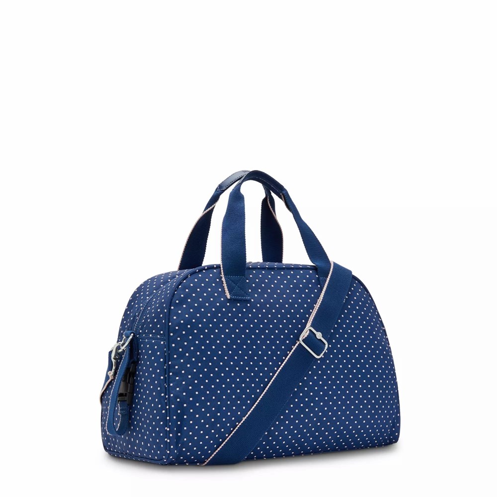 Bolso Tote Kipling Camama Printed Mujer Azules | ZFWX-87405