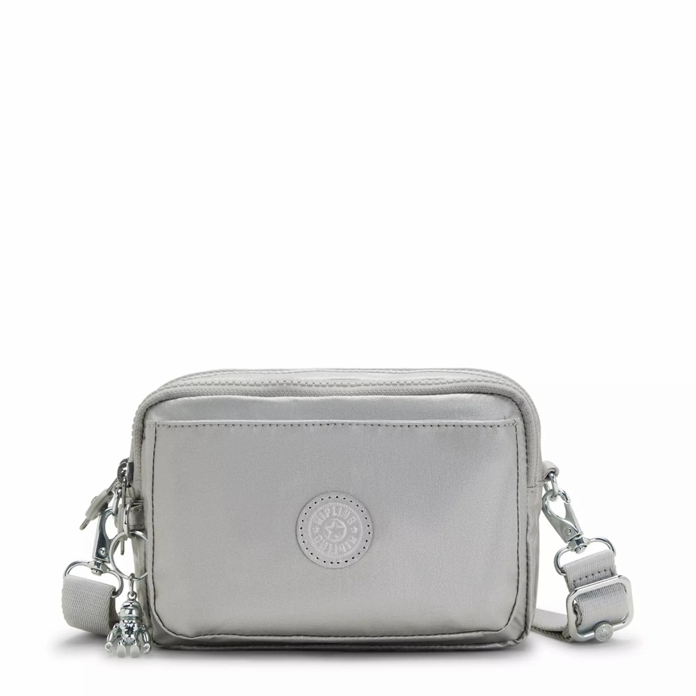 Bolsos Cruzados Kipling Abanu Multi Metallic Convertible Mujer Metal Claro | NRSB-19724