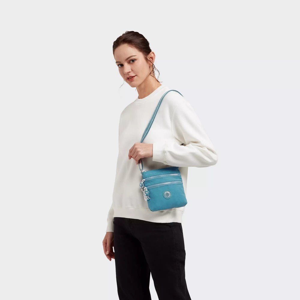 Bolsos Cruzados Kipling Alvar Extra Small Mujer Turquesa | SDJP-86572