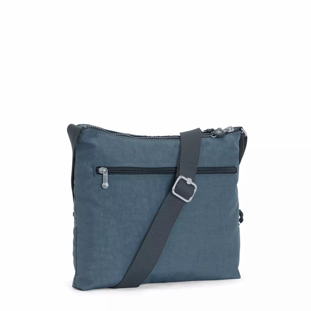 Bolsos Cruzados Kipling Alvar Mujer Azul Marino Gris | YFSM-34259