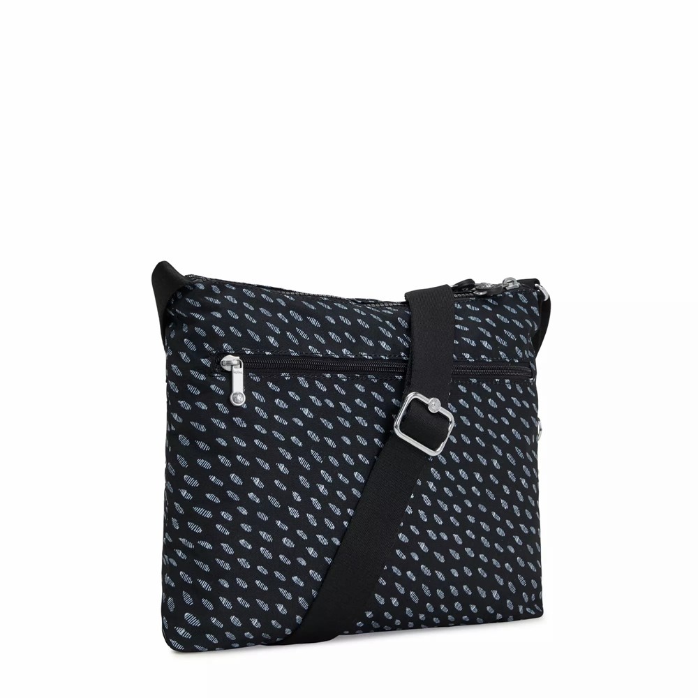 Bolsos Cruzados Kipling Alvar Printed Mujer Negras | IEHO-15742