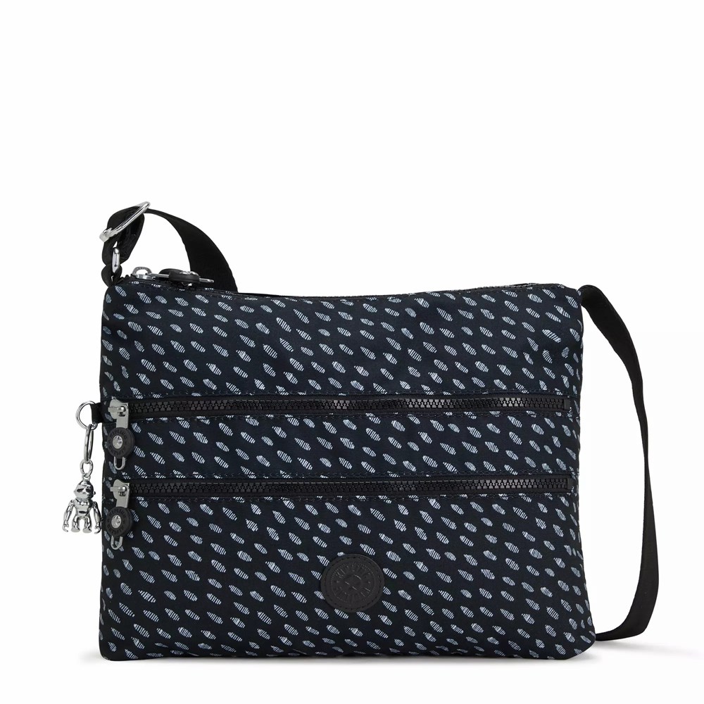 Bolsos Cruzados Kipling Alvar Printed Mujer Negras | IEHO-15742