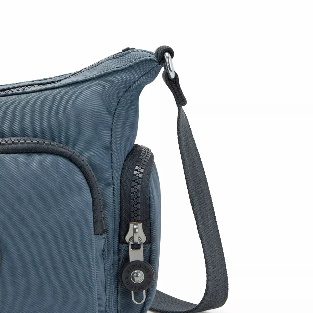 Bolsos Cruzados Kipling Gabbie Mini Mujer Azul Marino Gris | FDIO-50423