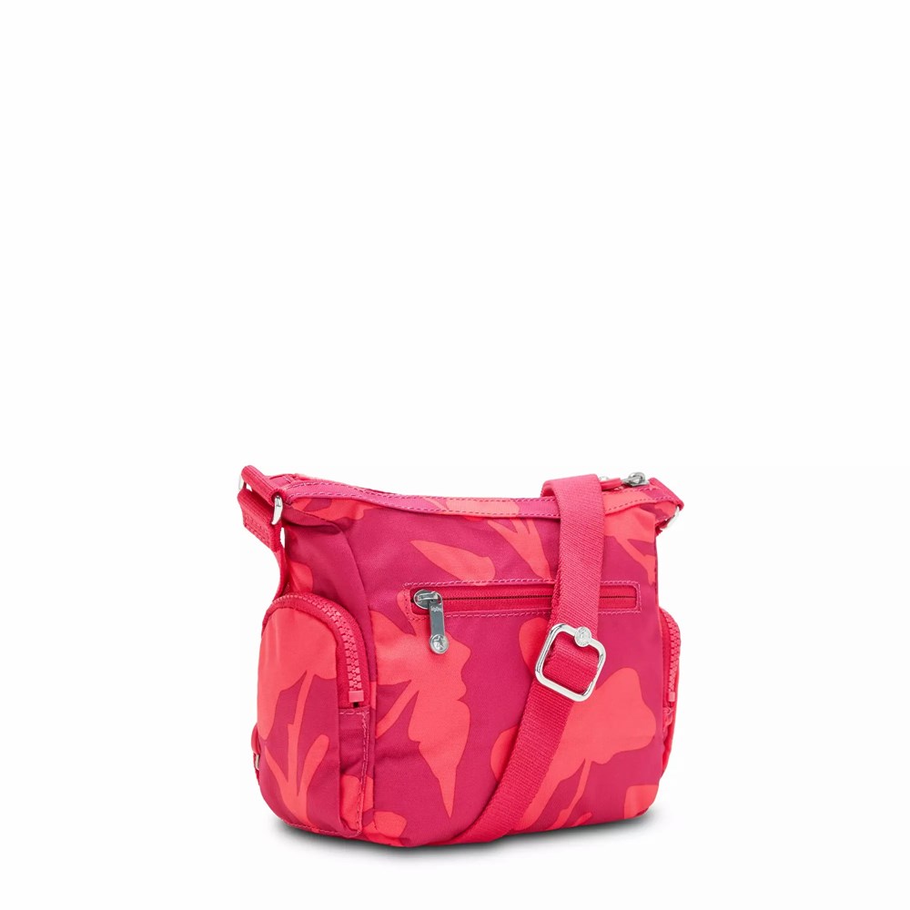 Bolsos Cruzados Kipling Gabbie Mini Printed Mujer Coral Flores | HYRT-70351