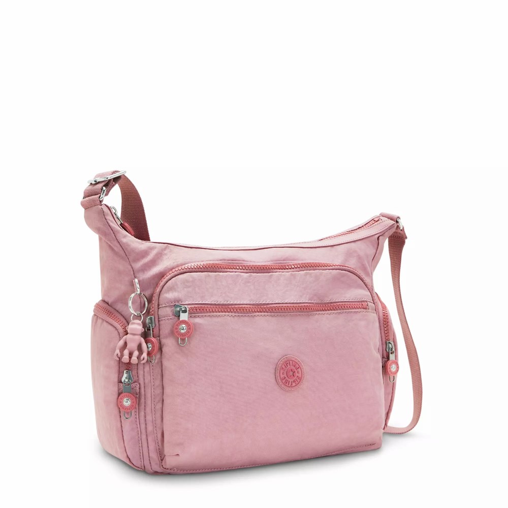 Bolsos Cruzados Kipling Gabbie Mujer Lavanda Rosas | QPYD-48975