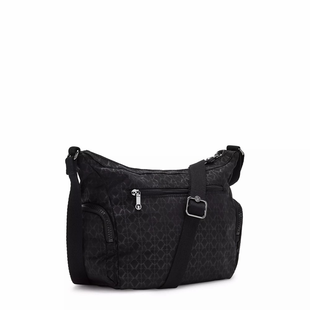 Bolsos Cruzados Kipling Gabbie Small Printed Mujer Negras | FIEJ-15384