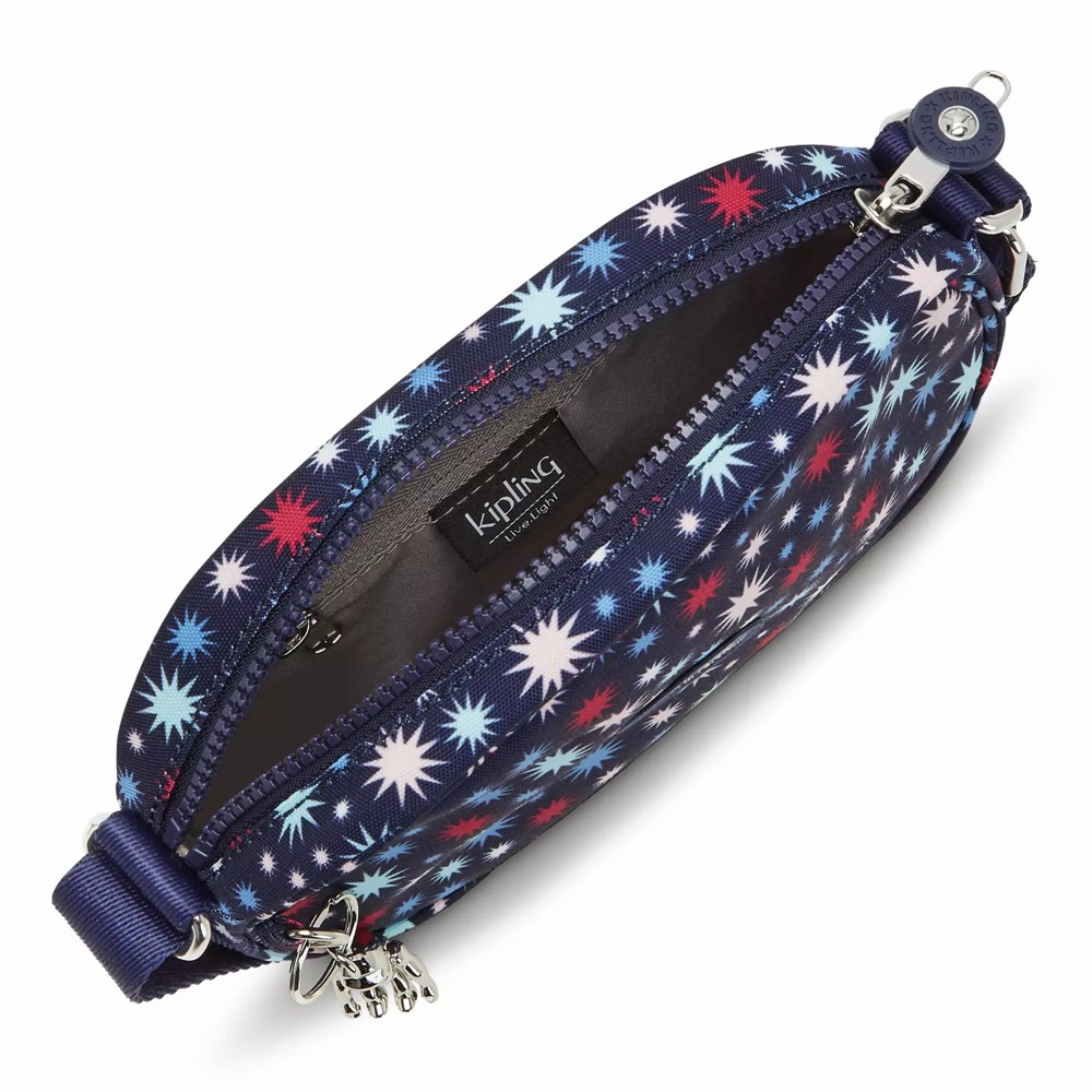 Bolsos Cruzados Kipling Gema Printed Mujer Azules | OJYD-51426