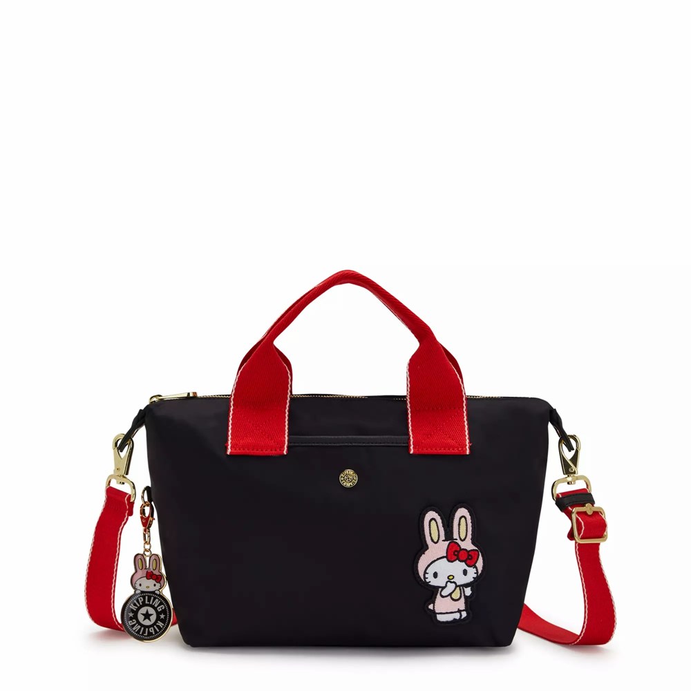 Bolsos Cruzados Kipling Hello Kitty Kala Mini Mujer Negras | UNGK-49723