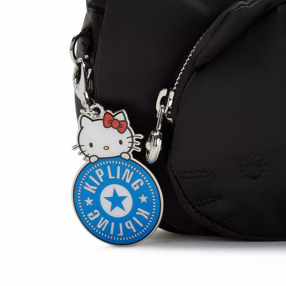 Bolsos Cruzados Kipling Hello Kitty Ryanne Mujer Gris | QSUM-69580