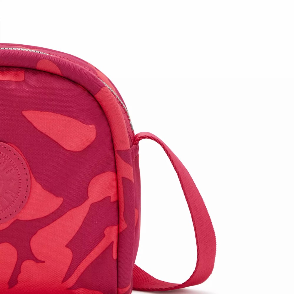 Bolsos Cruzados Kipling Jesper Printed Mujer Coral | INBA-95641