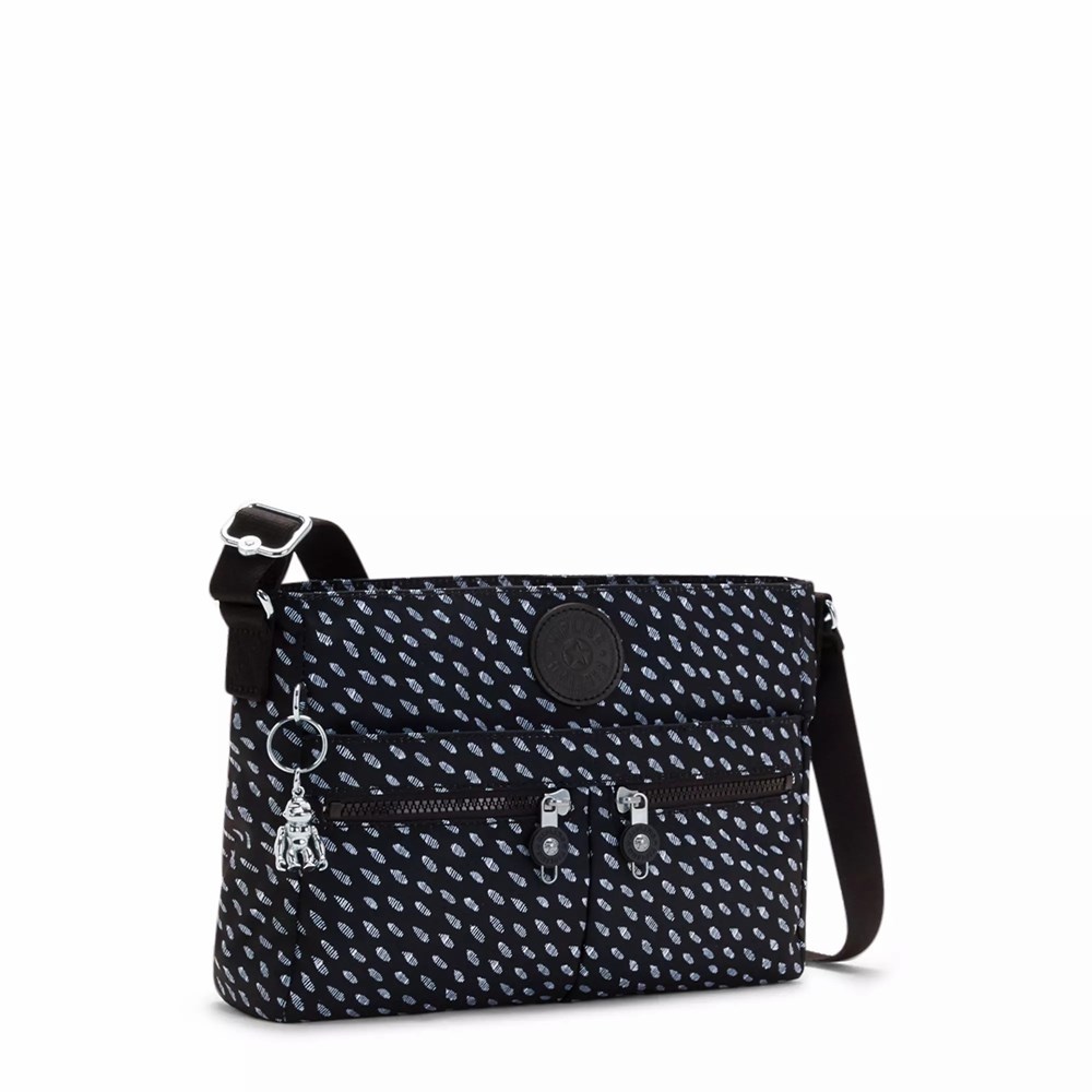 Bolsos Cruzados Kipling New Angie Printed Mujer Azules | FBUK-92386