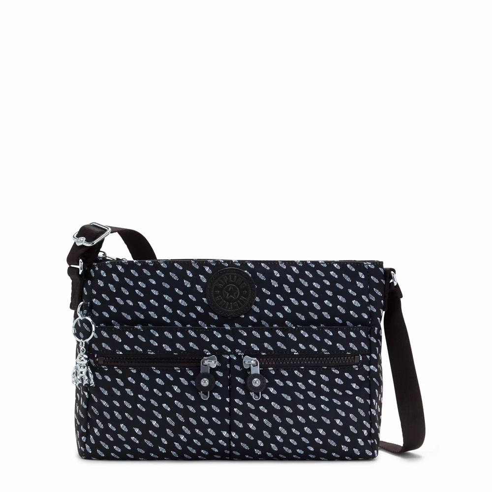 Bolsos Cruzados Kipling New Angie Printed Mujer Azules | FBUK-92386