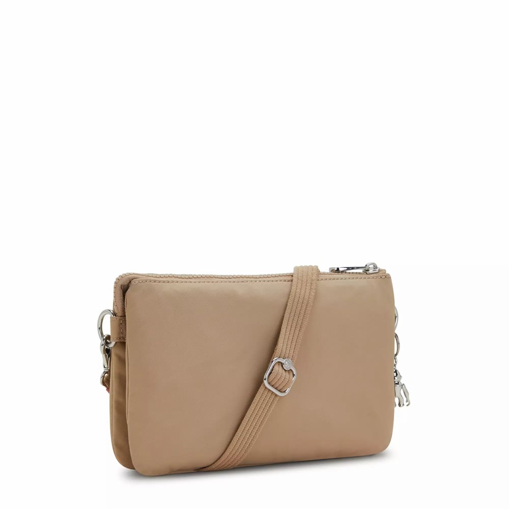 Bolsos Cruzados Kipling Riri Mujer Beige | BHXW-70521