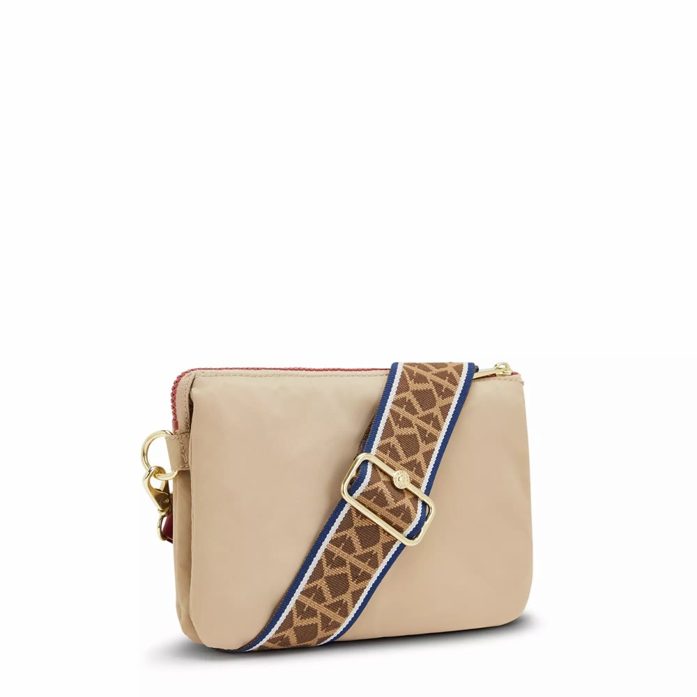 Bolsos Cruzados Kipling Riri Mujer Beige | NSIW-31740