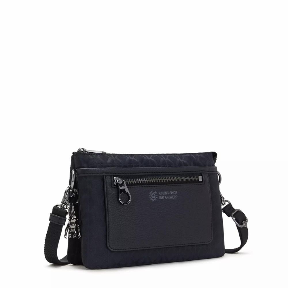 Bolsos Cruzados Kipling Riri Mujer Negras | LQCJ-54621