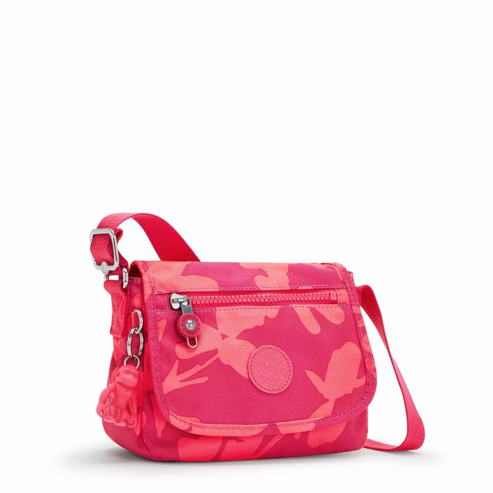 Bolsos Cruzados Kipling Sabian Crossbody Mujer Coral Flores | FLHT-12703