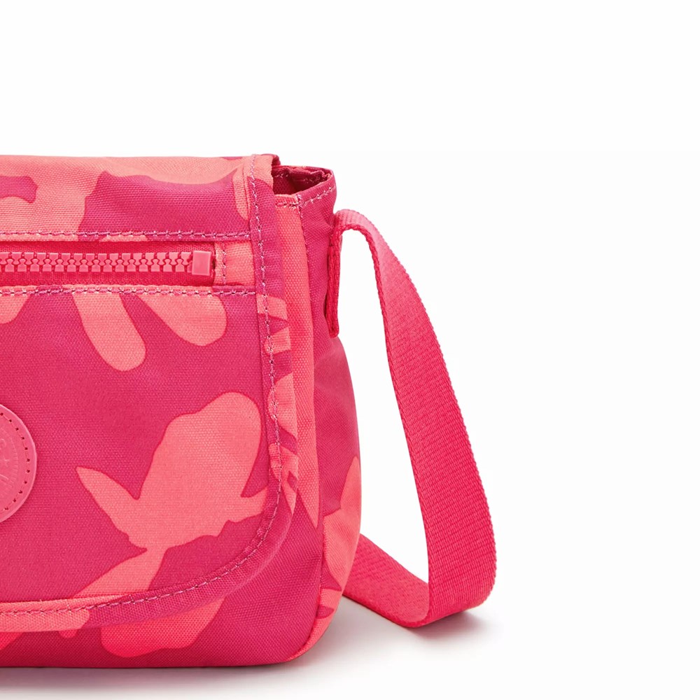 Bolsos Cruzados Kipling Sabian Crossbody Mujer Coral Flores | FLHT-12703