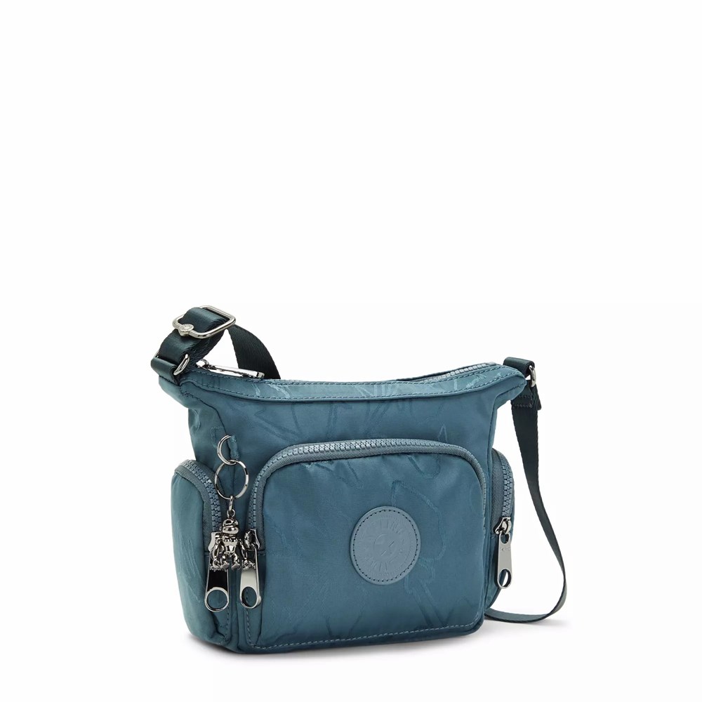 Mini Bolsos Kipling Gabbie Printed Mujer Azul Marino Gris | AMBD-83576